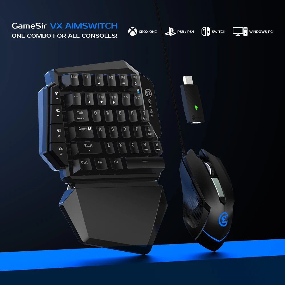 Игровая клавиатура GameSir VX AimSwitch для Xbox серии X / S One PS4 Nintendo Switch PS3 PUBG|Геймпады| |