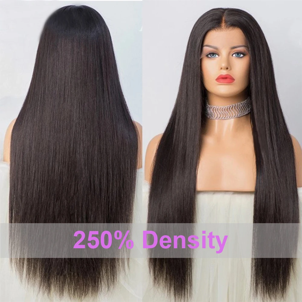 Накладные волосы на голову 13х6 накладные шнурке спереди невидимые узлы