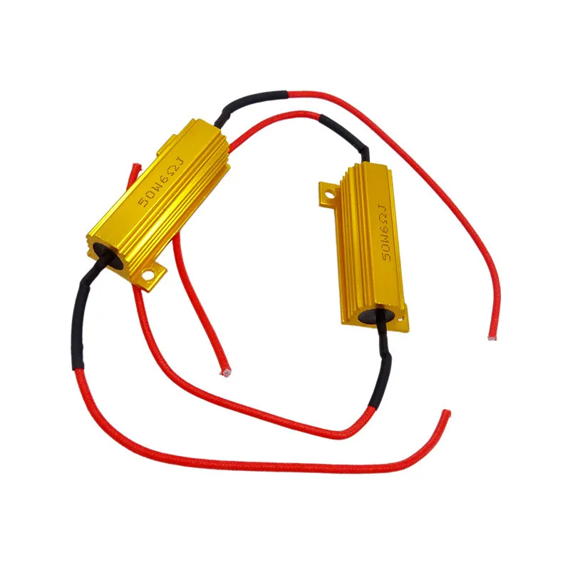 50 Вт 6 Ом резисторы нагрузки светодиодный скорость вспышки поворотники световой