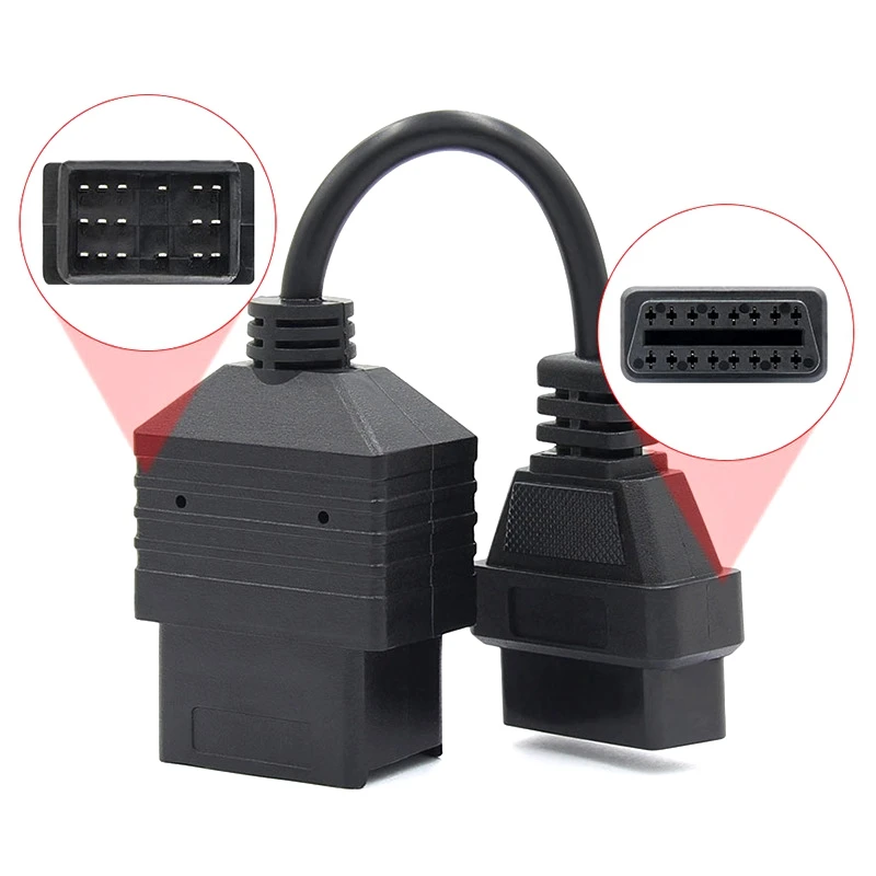 

Car OBD II Cable for Toyota 17Pin to 16Pin OBD 2 Female Diagnostic Connector for Toyota 17 Pin OBDII Adapter