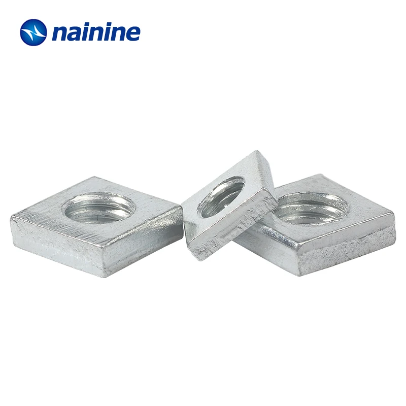 DIN562 M3 M4 M5 M6 M8 Сталь квадратные тонкие гайки HW275