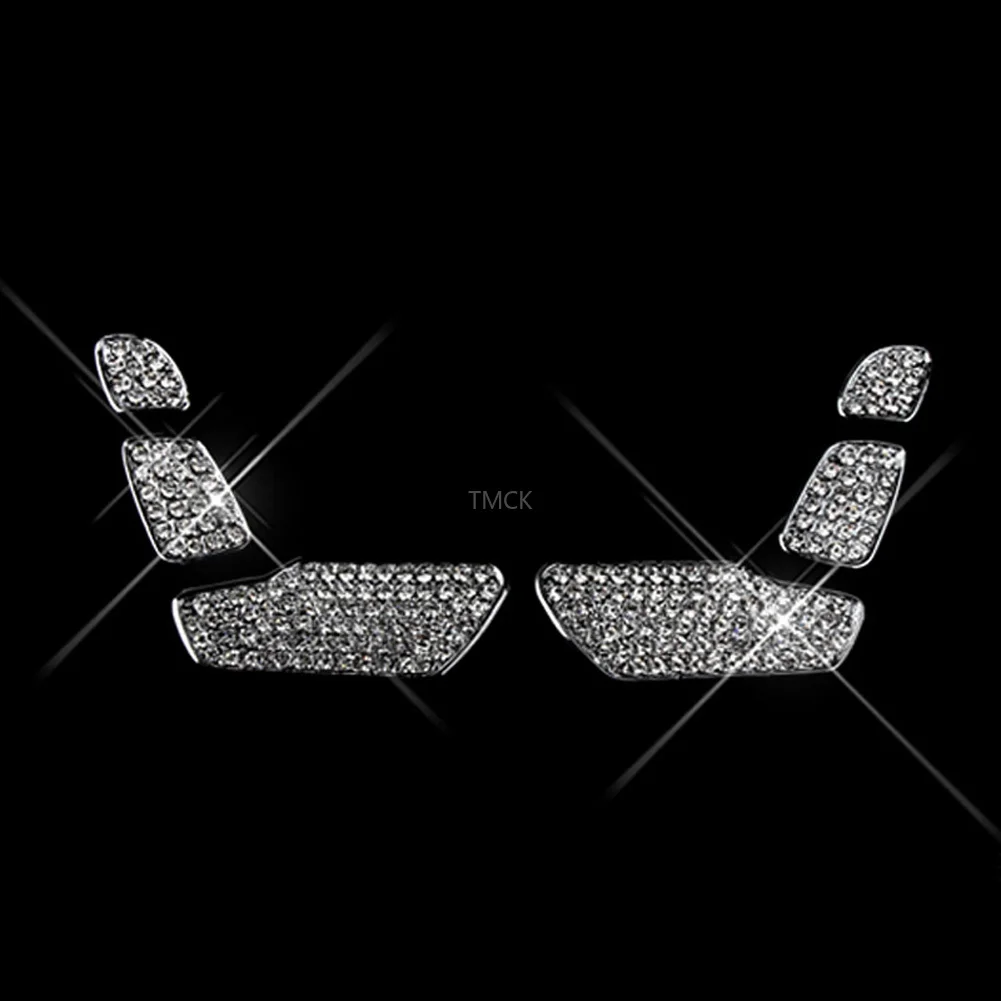 Кнопка регулировки для автомобильного сиденья алмазная Накладка Mercedes Benz B C E ML GL