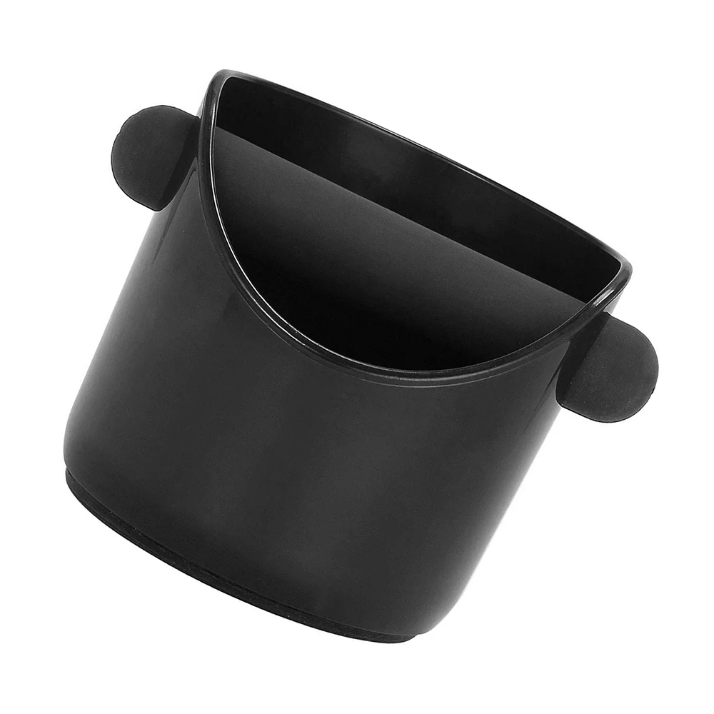 

Knocking Box And Dump Slag Bucket Coffee Grind Knock Bar Coffee Bin Coffee Grounds Bucket Black