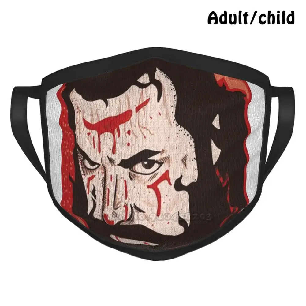 Лицевая маска Bruiser Brody для детей и взрослых защита от пыли с художественным