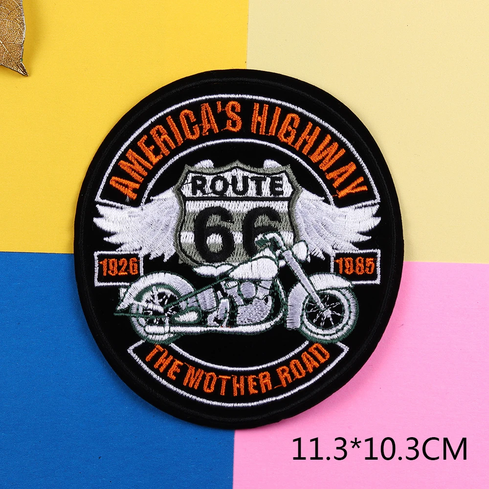 Панк Стиль орел с буквенным принтом Щенячий патруль Live ездить и вышивкой череп