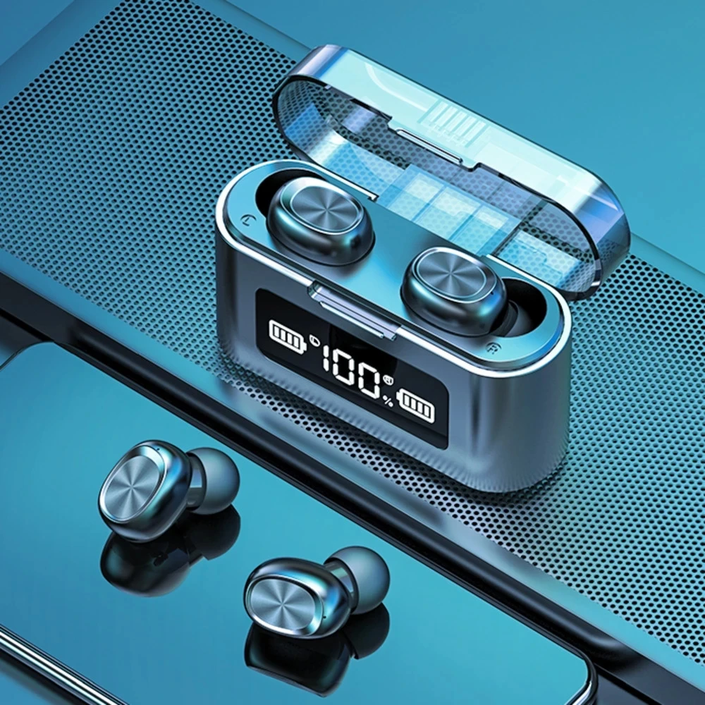 

Wireless BT Earphone with Microphone Sports Waterproof Touch Control Music Earbuds For Phone Wireless Headphones Headset