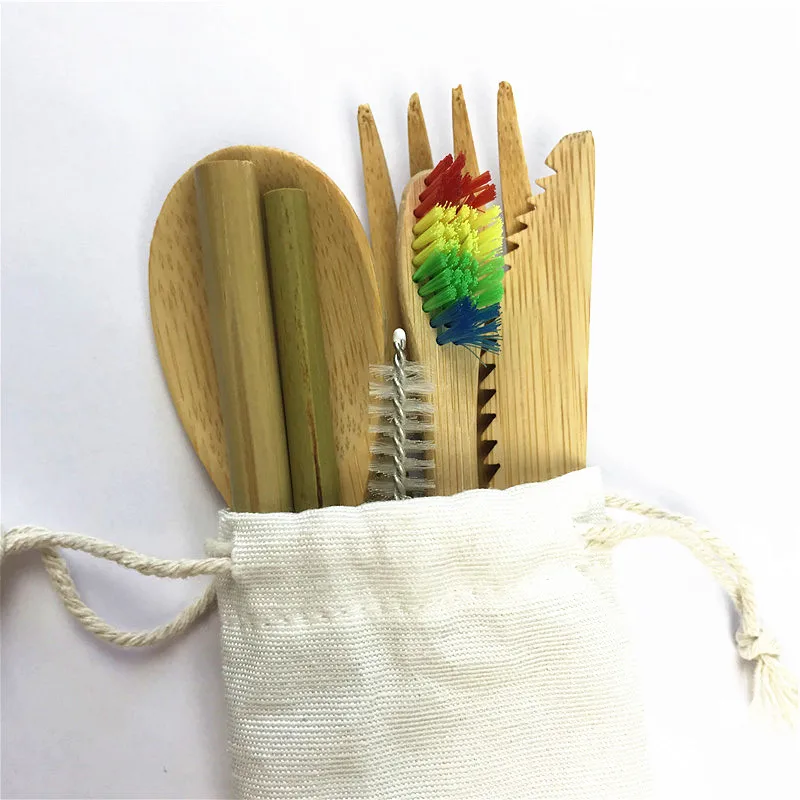 3/6/10 шт. в комплекте Эко дружественных бамбука Зубная щётка комплекты Пластик