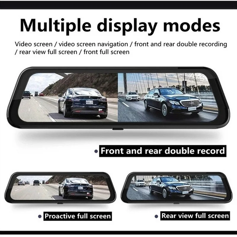 Видеорегистратор автомобильный универсальный 10 дюймов HD 1080P с G