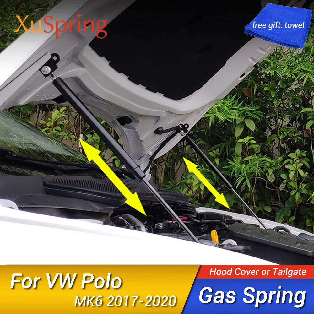 Для VW Polo 2018 2019 2020 2021 AW MK6 ремонт капот газ пружинный амортизатор пневматическая