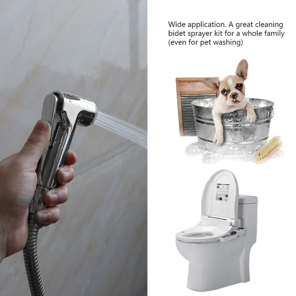Ручной распылитель для биде ванной и туалета набор очистки ягодиц пробка пениса