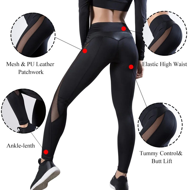 Женские леггинсы 2021 сексуальные штаны с эффектом пуш-ап для фитнеса тренажерного
