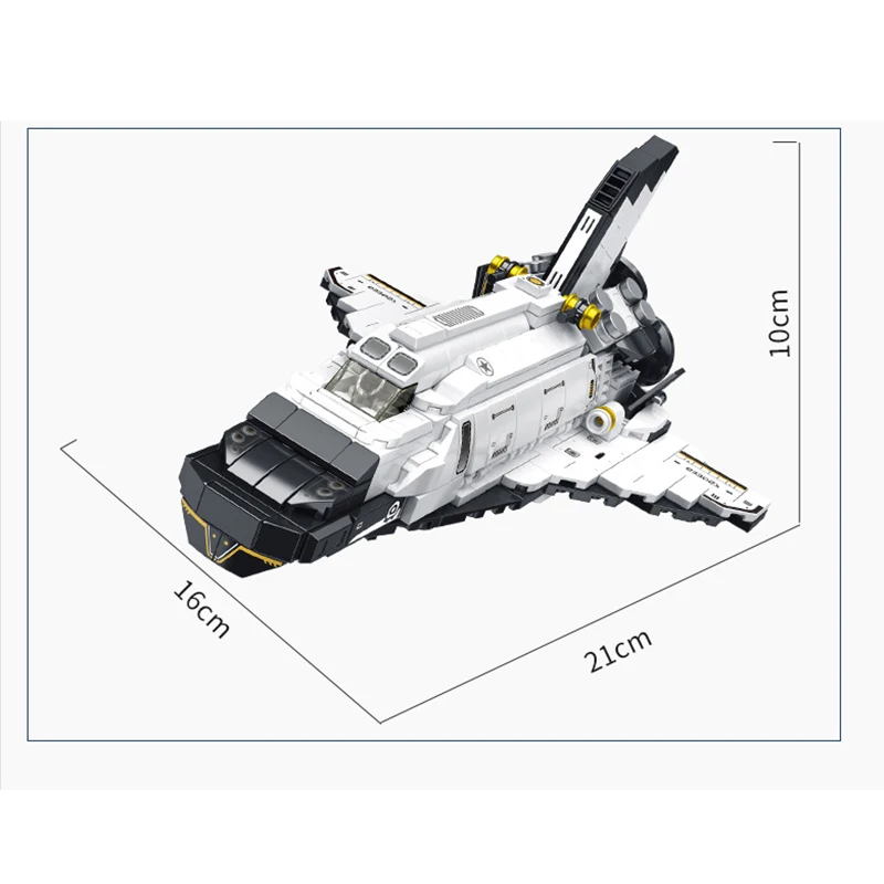 

586PCS High-tech Space Shuttle Series 12 In 1 Splicing Toys Small Particle Building Blocks Architecture Bricks Toys For Kid Gift