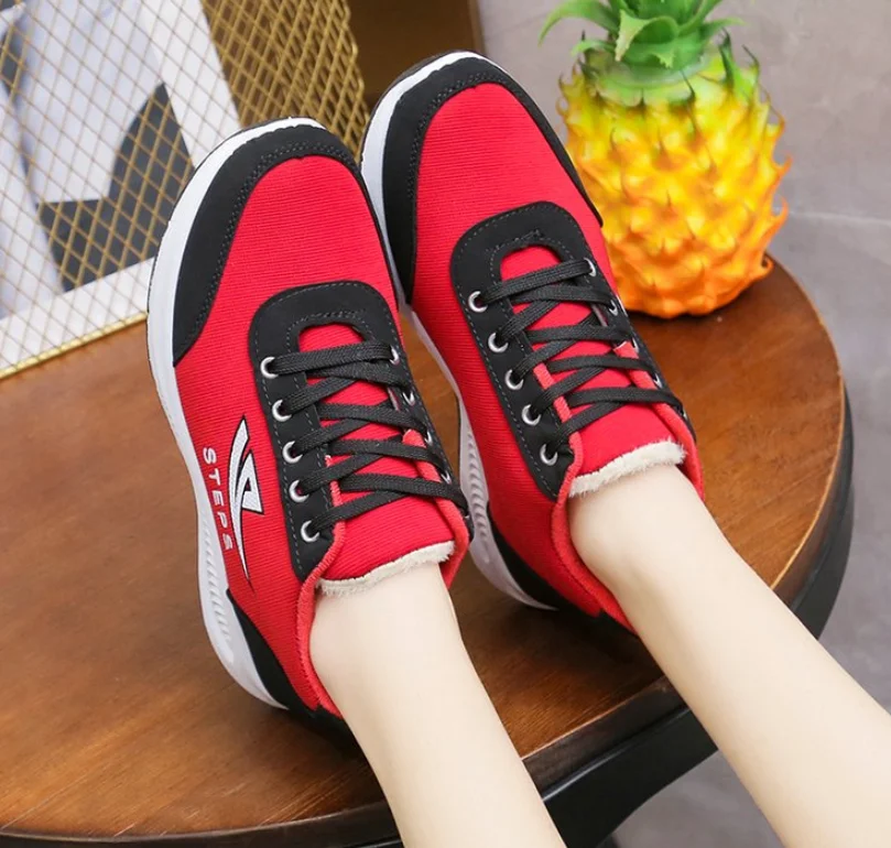 High Quality New Women Winter Warm Sneakers Casual Shoes Women Fashion Breathable Running Flat shoes