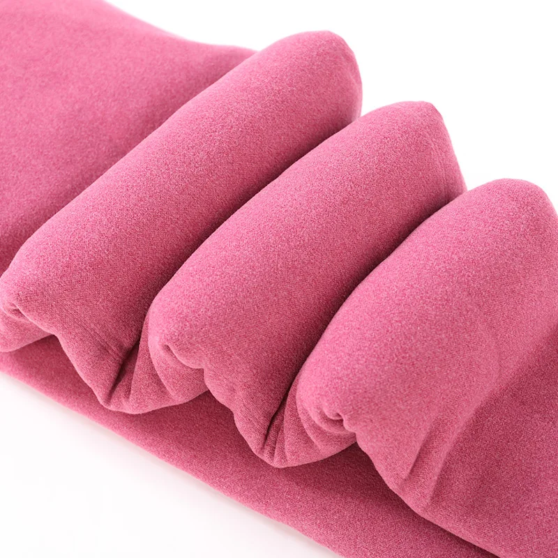 

Solid Color Women's High Waist Slimming Leggings 100% Silk Inner Layer Warm Pants Trousers for Winter