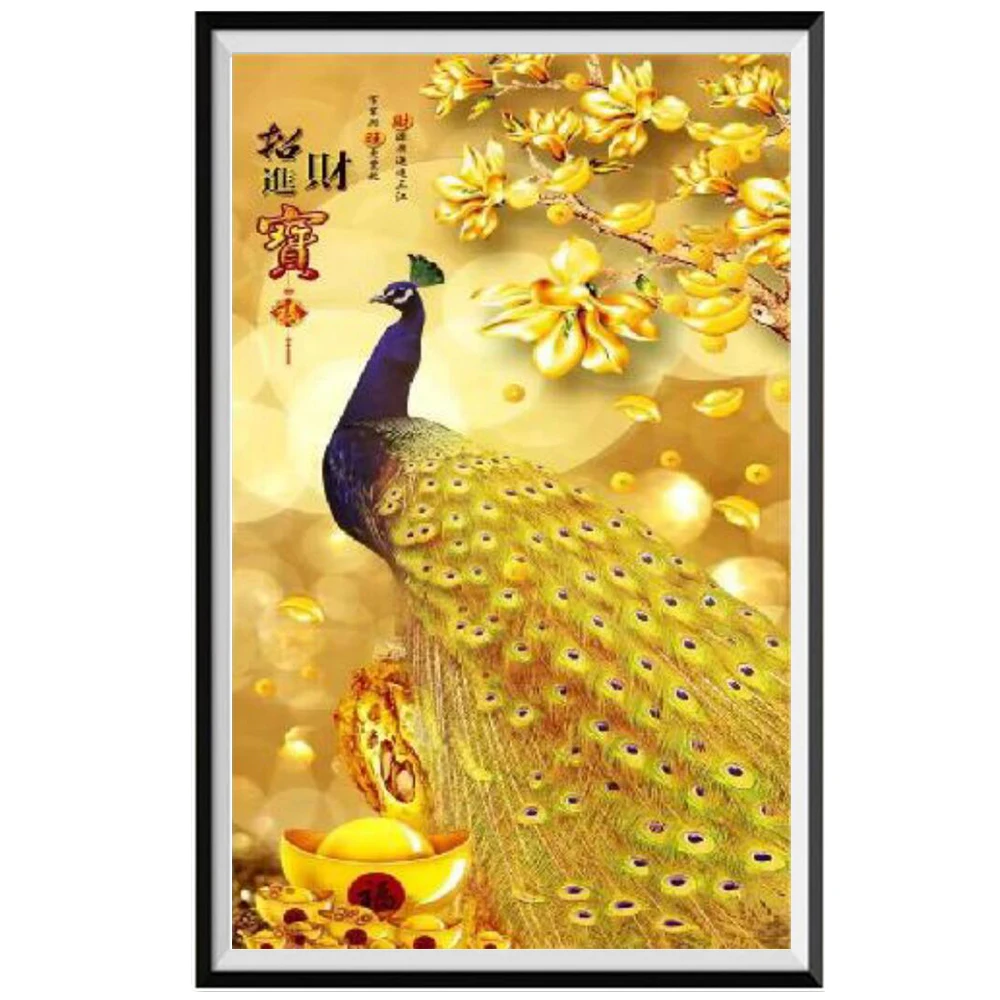 5D алмазная живопись полная Алмазная Серия животных круглая мозаика узор