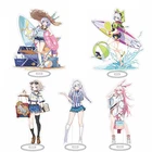 Фигурка аниме Honkai Impact 3, искусственная игрушка, киана, яа, Сакура, каслана, Сказочная Весенняя стоячая вывеска, декоративный подарок для стола