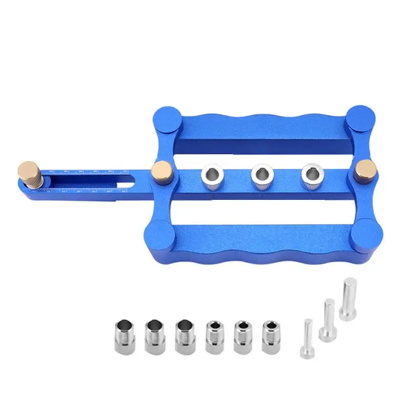 

Self Centering Dowelling Jig, for Metric Dowels 6/8/10mm Precise Drilling set