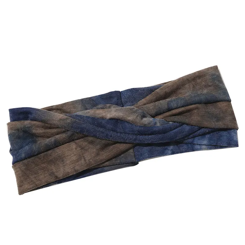 Новый винтажный Ретро ободок для волос широкая повязка на голову с двойным узлом