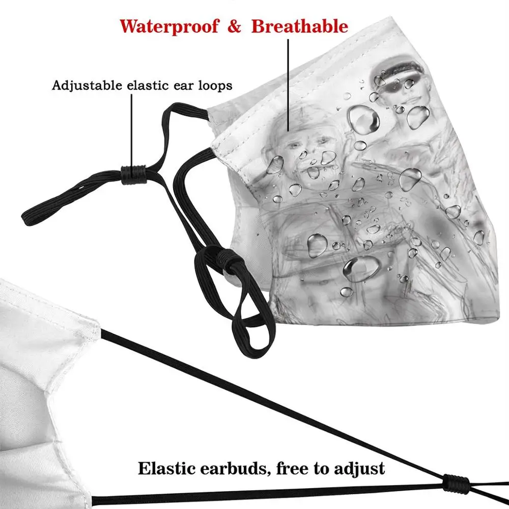 Маска для лица Caitlin с фильтром от пыли мужчин женщин детей девочек мальчиков