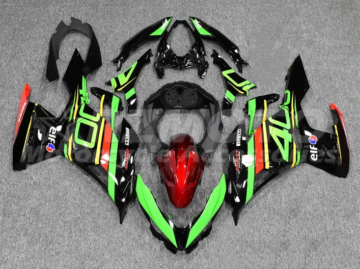 

New ABS Plastic Shell Motorcycle Fairing kit Fit For Kawasaki Ninja 400 2018 2019 2020 Ninja400 Bodywork Set Black Green Cool