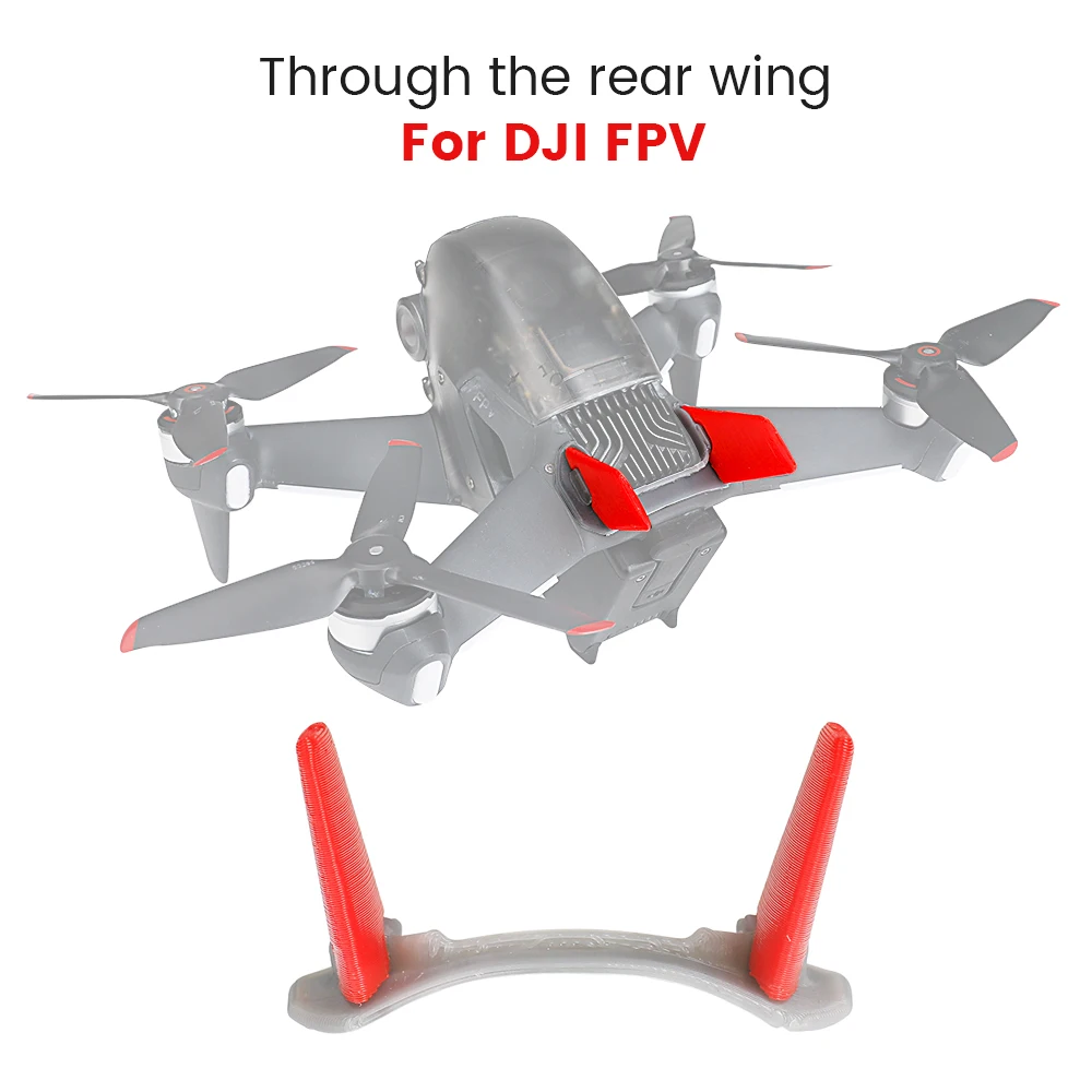 Для DJI FPV вертикальный задний самолет пересечение машина 3D печать личность Дрон