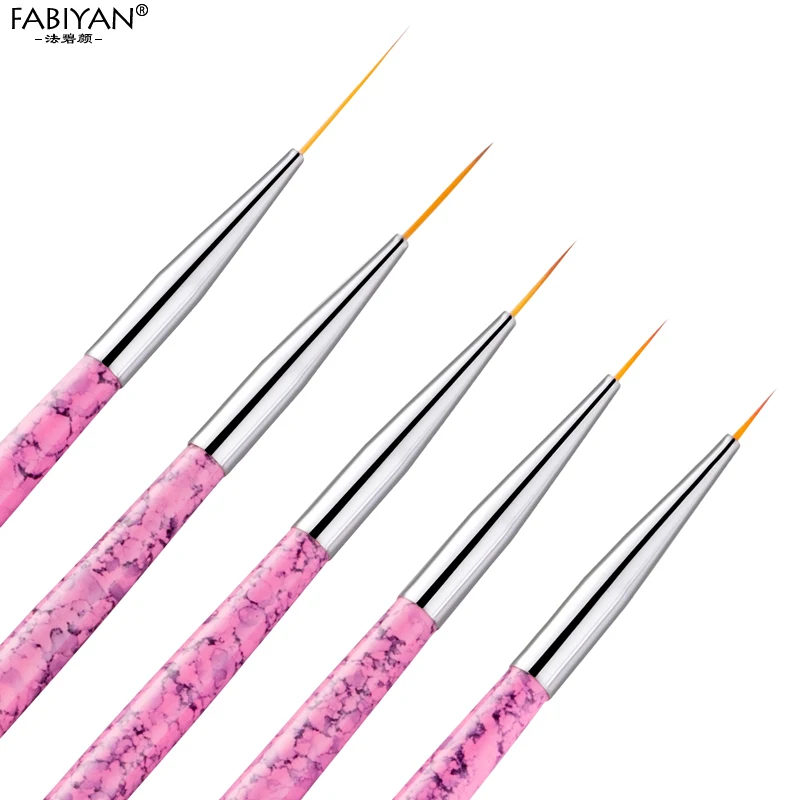 Подводка для рисования ногтей во французском стиле кисть цветами УФ-гель в