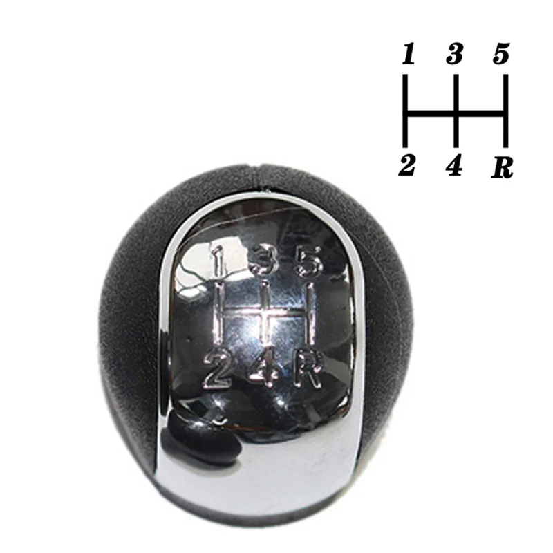 5/6 Скорость хром рукоятка для рычага переключения передач Ручка Гетры Загрузки