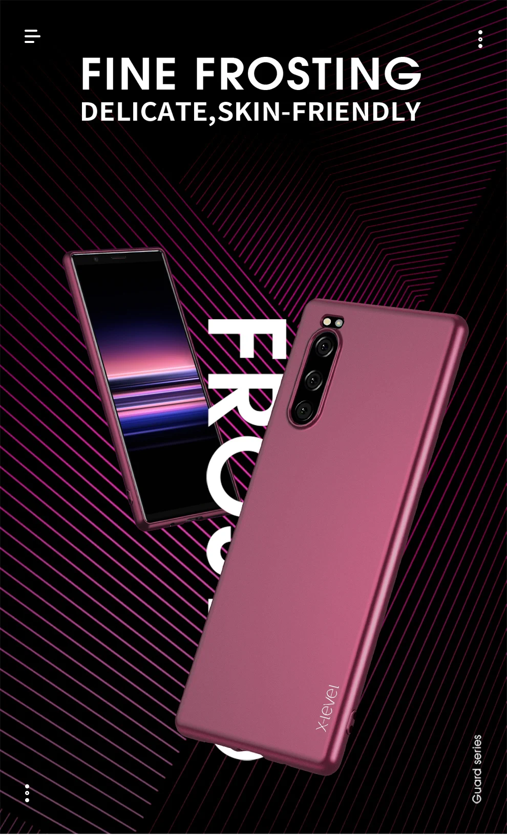 Для sony Xperia XZ Премиум чехол X-Level Мягкий ТПУ, силикон, матовая поверхность задней крышки для XZ1 XZ2 XZ3 XZ4 чехол для Xperia5 XZ5 Xperia 8 Capa