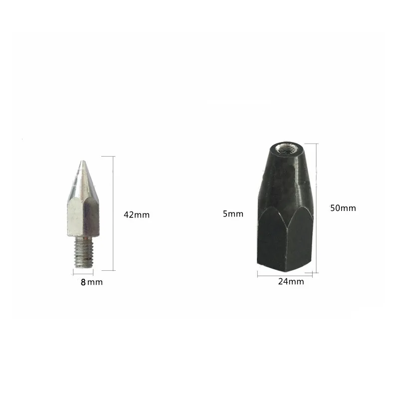

Lightweight Prism Pole Sharped Point Replaceable Tip M8 Internal Thread Surveying Rod Instruments Tools Parts