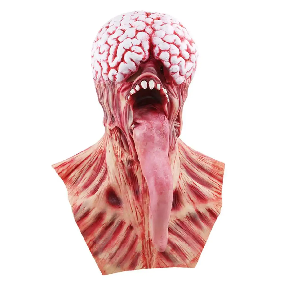 Meigar Хэллоуин страшная маска монстра с длинным языком реквизит для дома