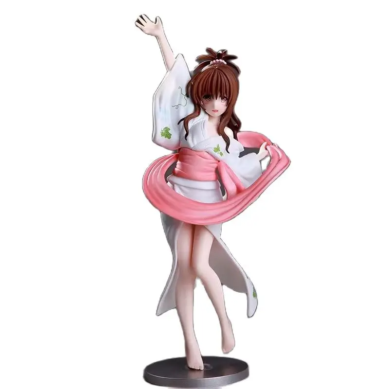 22 см милые нарисованные в масштабе Аниме фигурки Mikan Yuki халат Женское Сексуальное