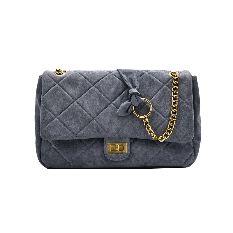 

Scrub PU Leather Crossbody Bags for Women 2021 Women's Winter Trending Branded Shoulder Handbags Luxury Chain Hand Bag