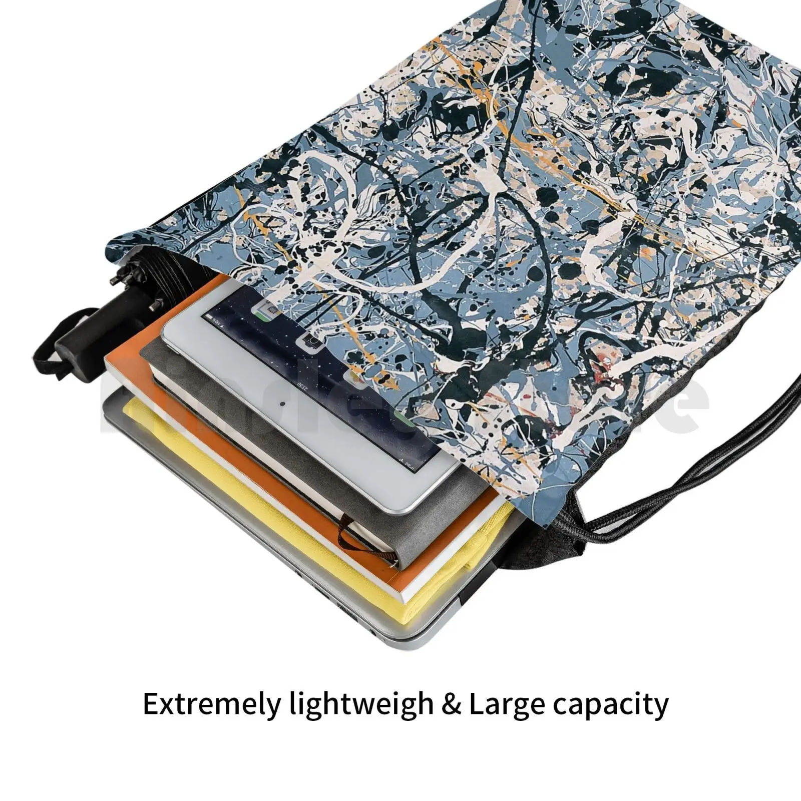 Рюкзак с камнями и розами сумка на шнурке мешковатый рюкзак для верховой езды