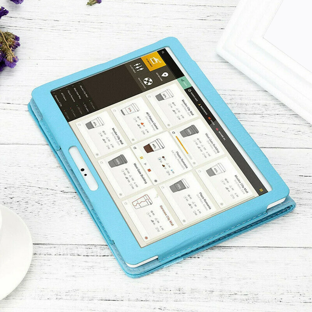 Цветной универсальный защитный чехол из искусственной кожи для 10 1 дюймов Android