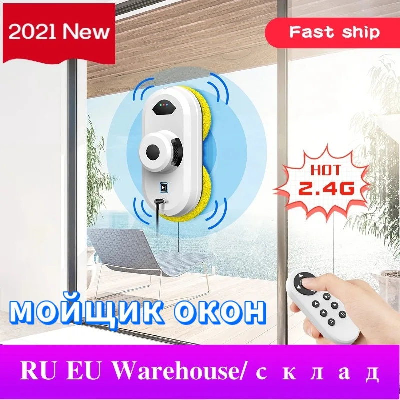 EVENPACE F360 Robot Window Cleaner Fully Automatic Smart Appliances Housekeeping 2.4G Remote Control |