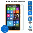 2 шт., защитное закаленное стекло для Nokia X2, 0,26 мм, 2,5 дюйма, 9h