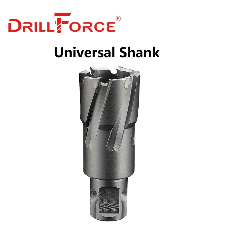 

Кольцевая пила Drillforce TCT, Твердосплавный Наконечник из вольфрама, для магнитных дрелей, 12-65 мм x 50 мм