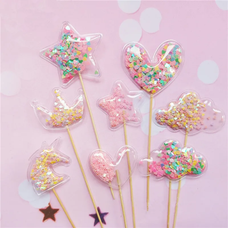 Украшение для торта украшение девочки день рождения десерт торт Топпер