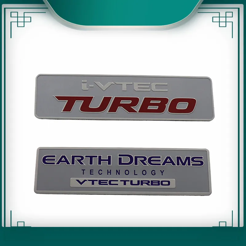 I VTEC TURBO Earth Dreams для автомобильного капота крыла багажника значок наклейка эмблема