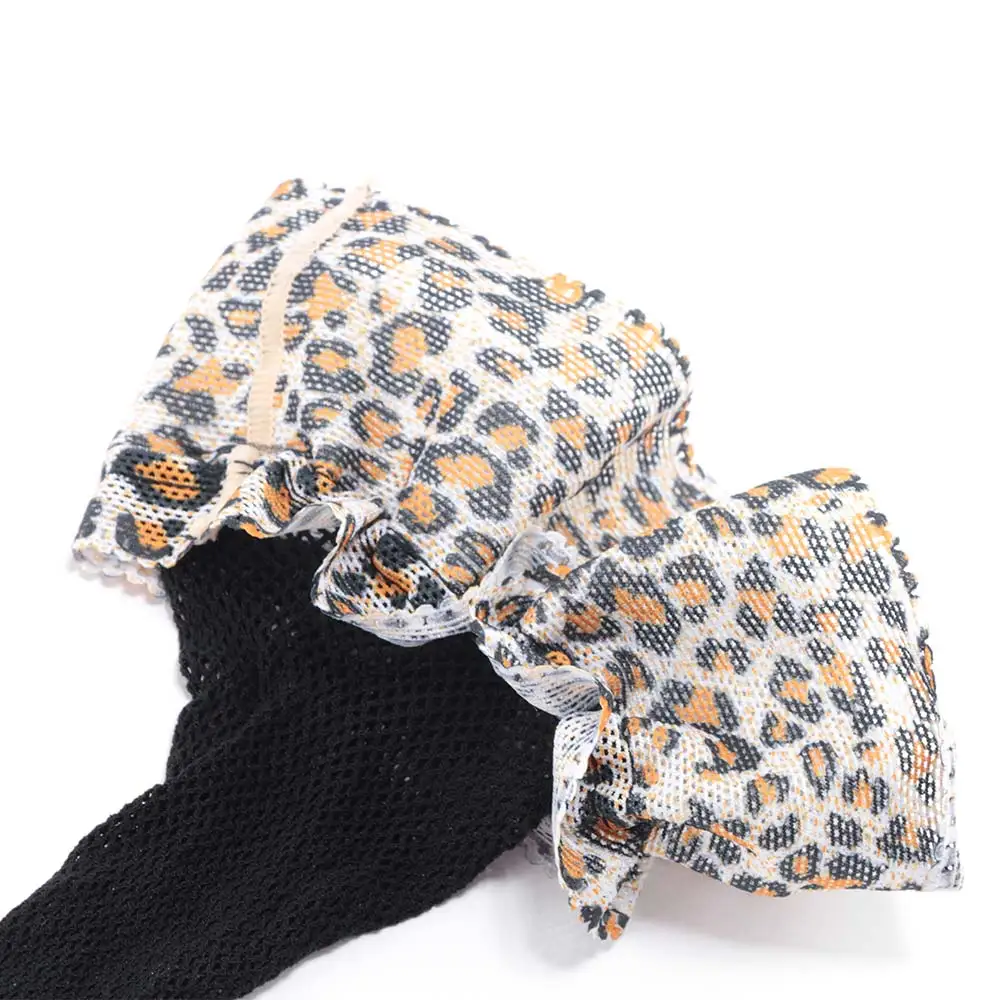 Прозрачные кружевные облегающие высокие колготки для девочек модные женские