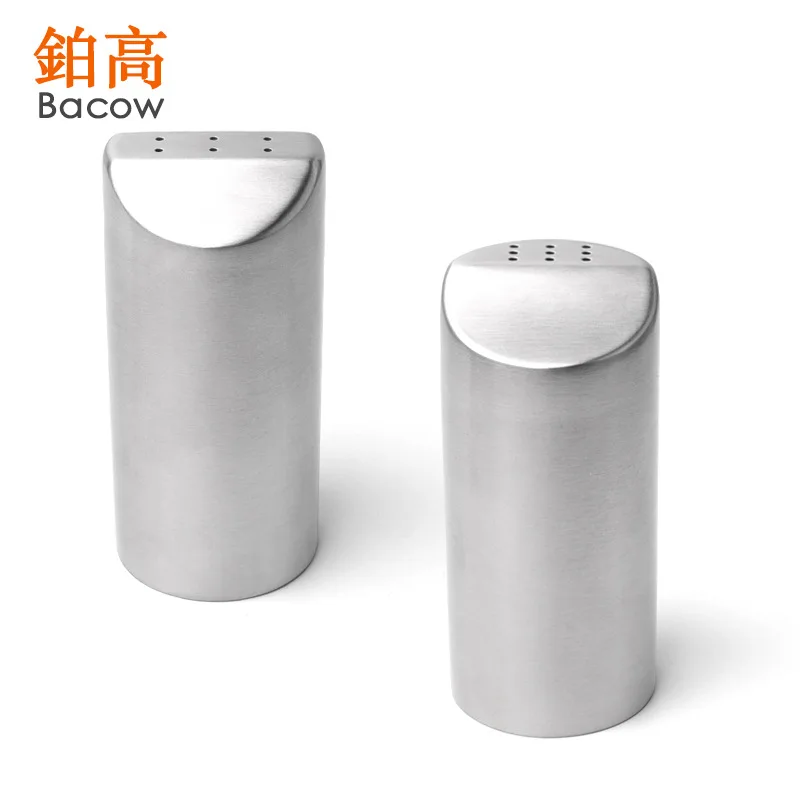 304 нержавеющая сталь приправа горшок Бутылка соль и перец банка для специй