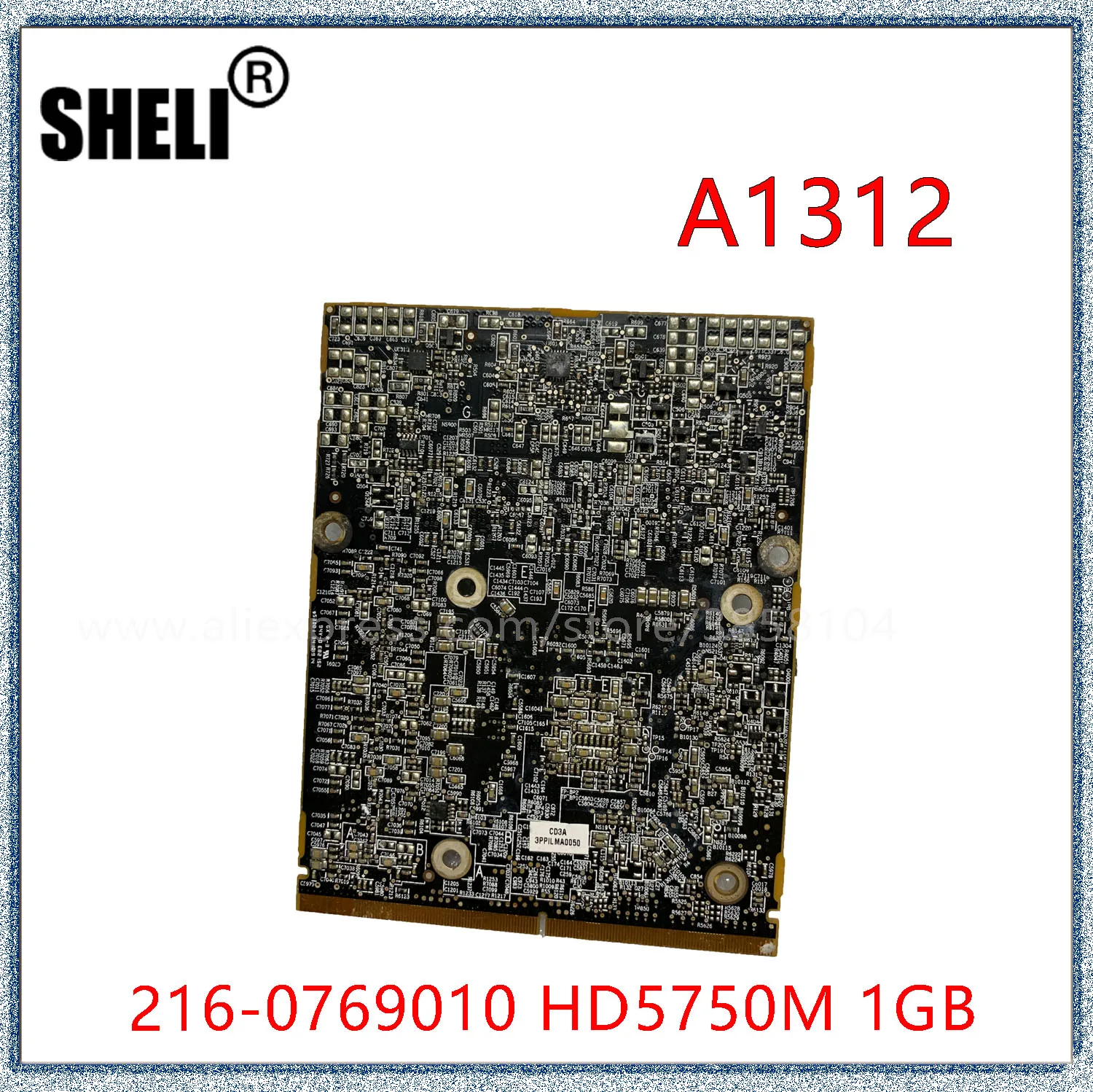 Для видеокарты iMac 27 &quot2010 A1312 HD5750 HD5750M GDDR5 1 ГБ 216-0769034 216-0769023 216-0769010 |