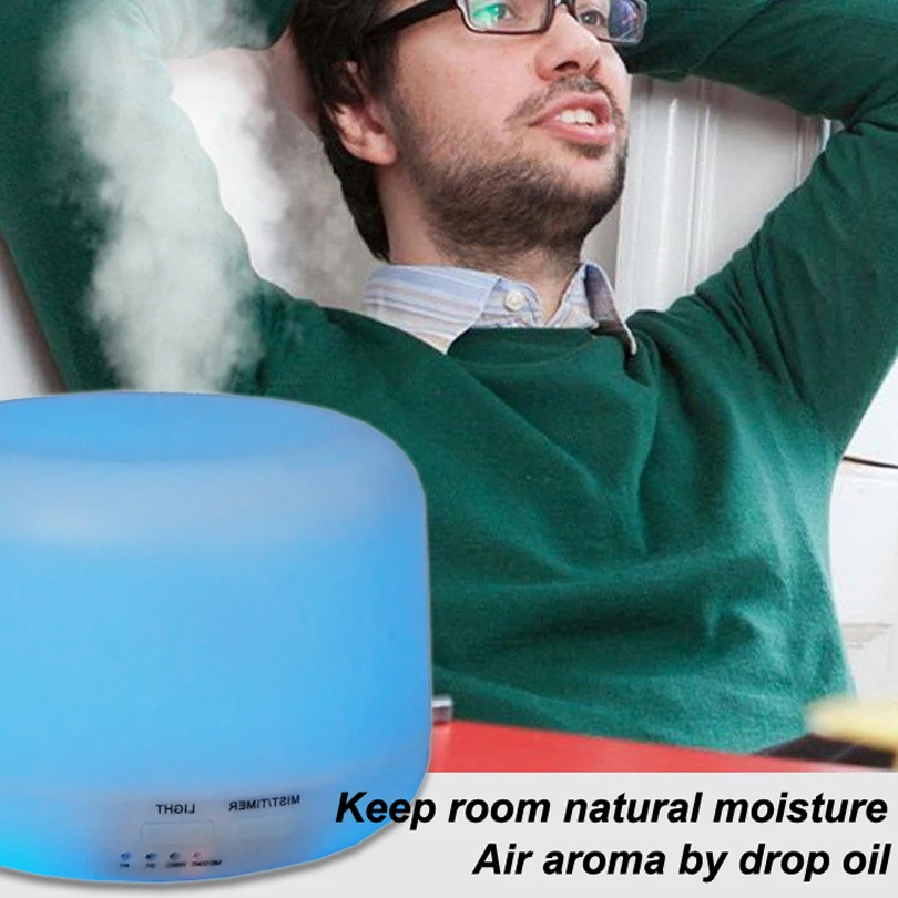 Увлажнитель воздуха ультразвуковой 300 мл 7 цветов светодиодная