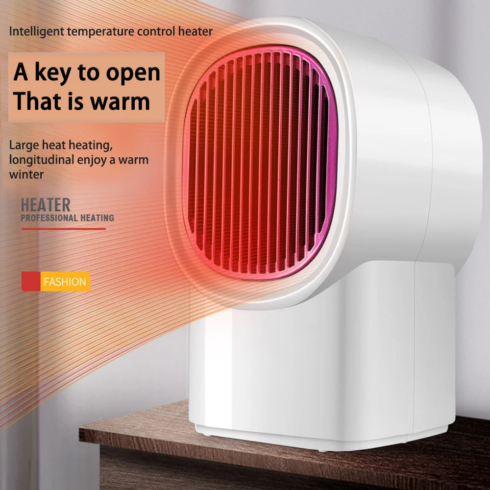 

2021 Electric Fan Heaters Hot Fan Winter Warmer Overheat Protection 900W Fast Ceramic Desktop Air Heater Fan For Home Office