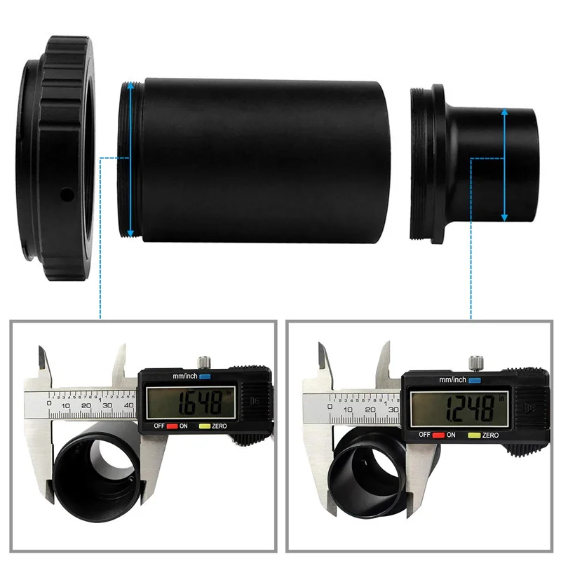 Удлинительная трубка для телескопа CA1 1 25 дюйма + кольцо камеры T2 DSLR