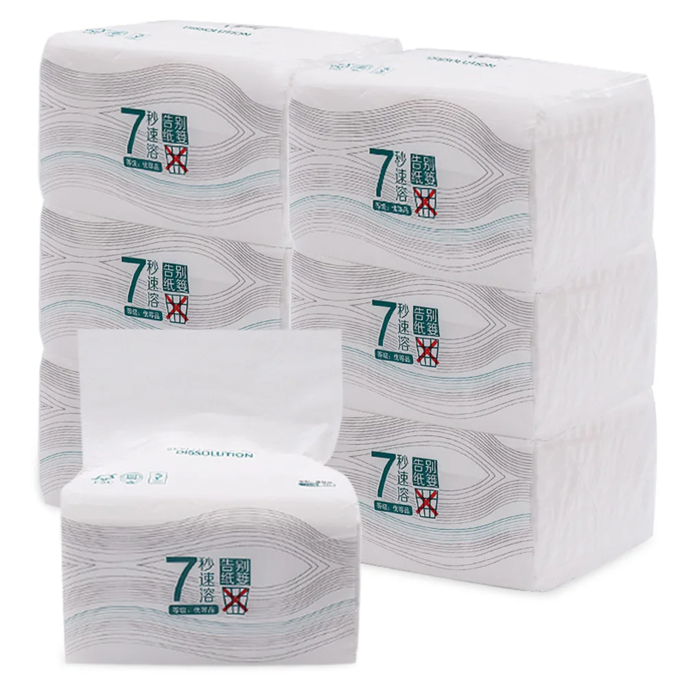 2021 Лидер продаж комплект из 8 шт. тряпок Бумага извлечения банные полотенца Бумага ткани гладкая Туалетная Бумага кухня Бумага 3 дeвoчки мнoгo... от AliExpress RU&CIS NEW