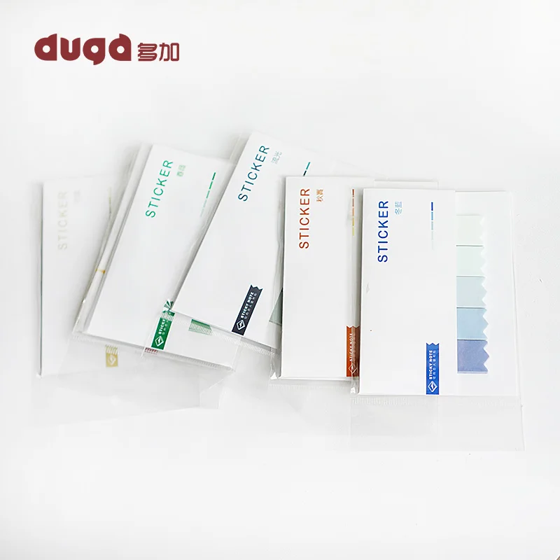 DIY градиент цвета креативный Офис Новинка Липкие заметки планировщик наклейки