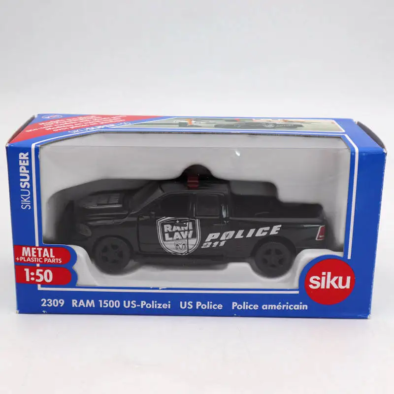 1/50 Siku 2309 Super RAM 1500 американская полиция США для Dodge Pick up металлические модели литые