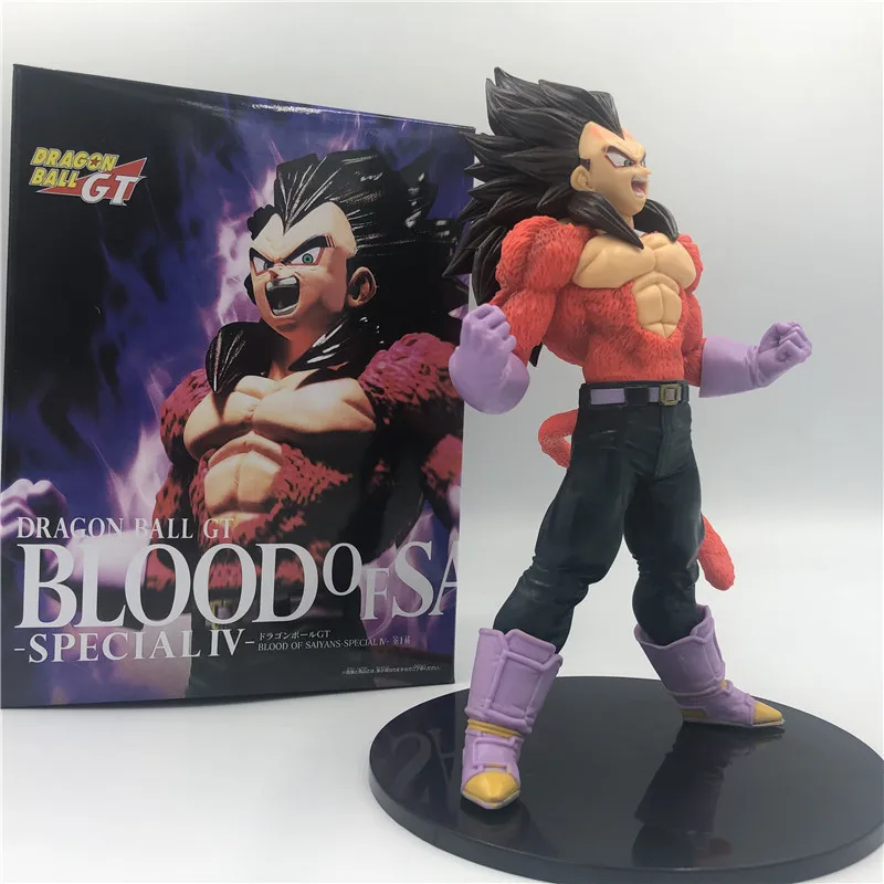 Dragon Ball Z Goku GT кровь Саян вырывается Супер Саян 4 красный боевой вер. ПВХ фигурка DBZ коллекция 20 см