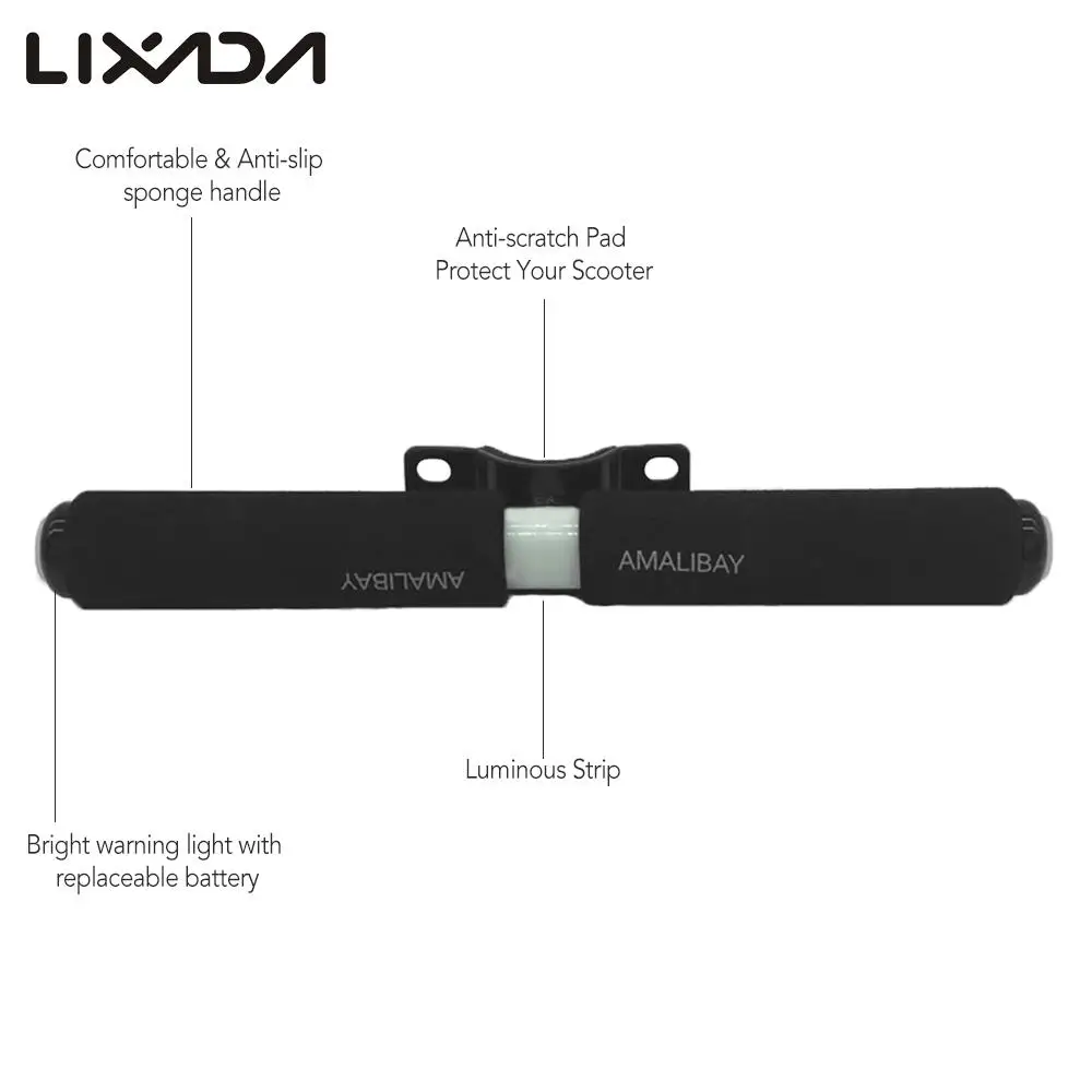 Новый самокат детская ручка светящийся руль безопасность Детские передние ручки